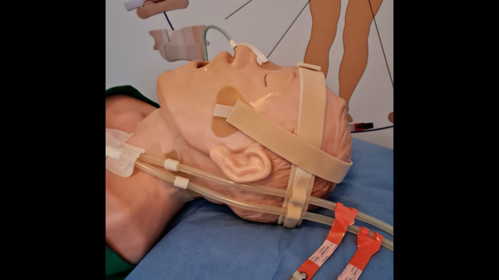 Head holder ECMO / Fixations of a veno-arterial ECMO