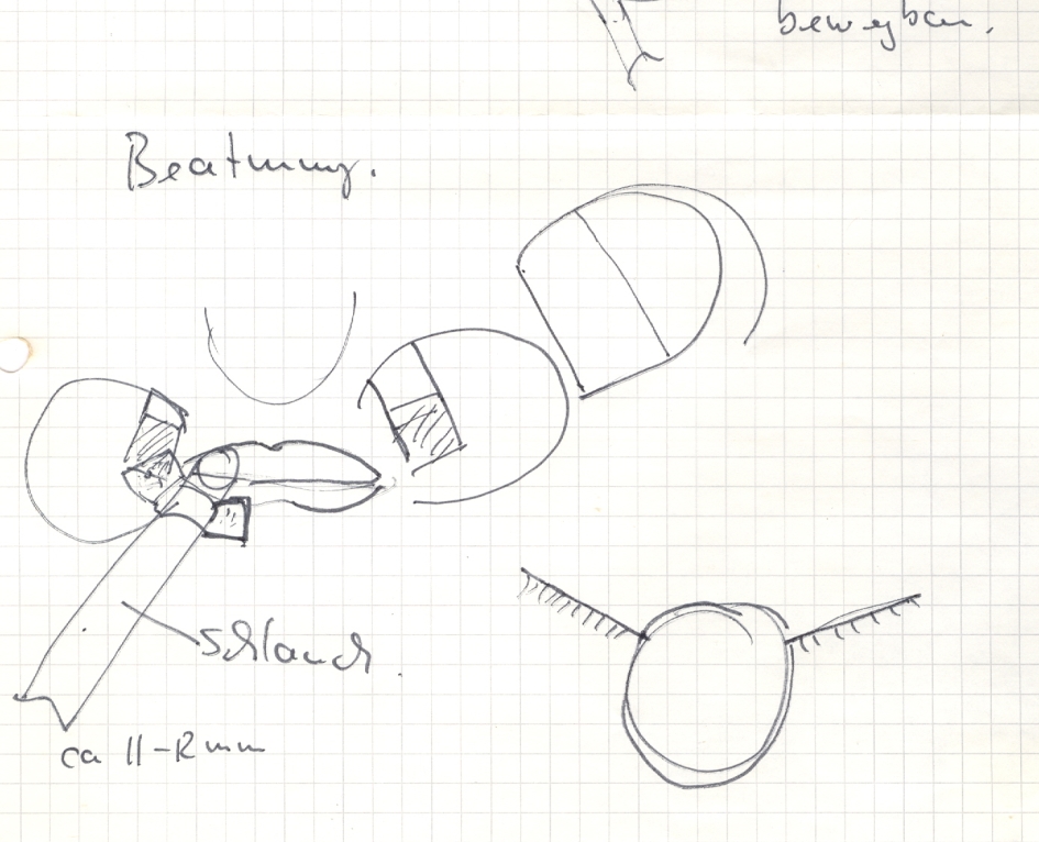 Fixierung von Endotrachealtuben / Skizze